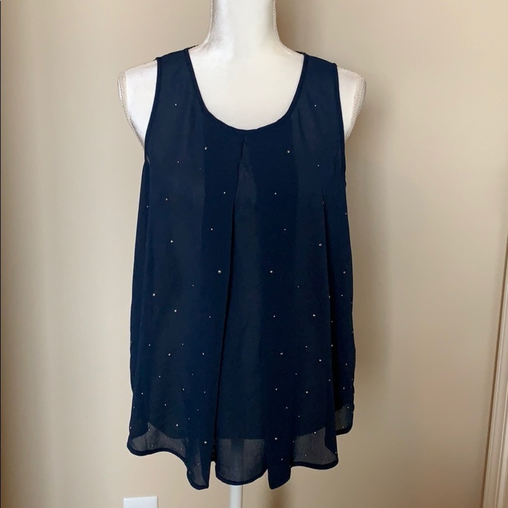 Juicy Couture Blue Sleeveless Top #135